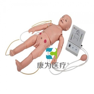 “康為醫(yī)療”全功能一歲兒童高級標準化模擬病人（護理、CPR、聽診三合一）
