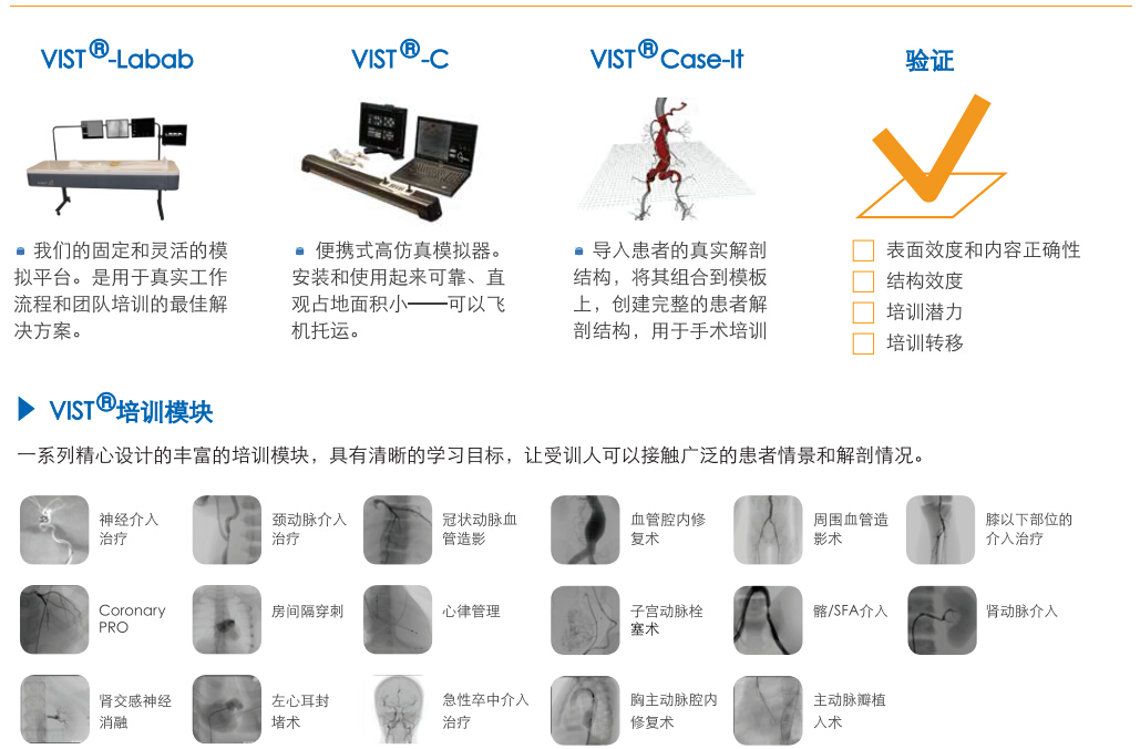 血管介入手術模擬器，Mentice